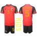 Günstige Belgien Jan Vertonghen #5 Babykleidung Heim Fussballtrikot Kinder WM 2022 Kurzarm (+ kurze hosen)